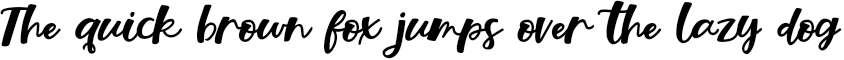 Example 1 of  Font