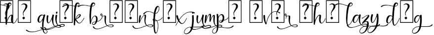 Example 2 of  Font