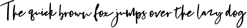Example 1 of  Font