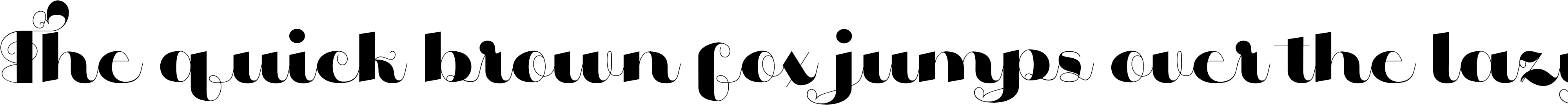 Example 1 of  Font