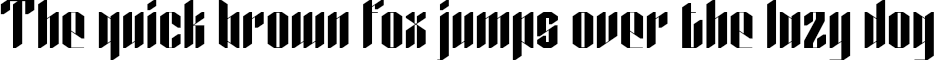 Example 1 of  Font