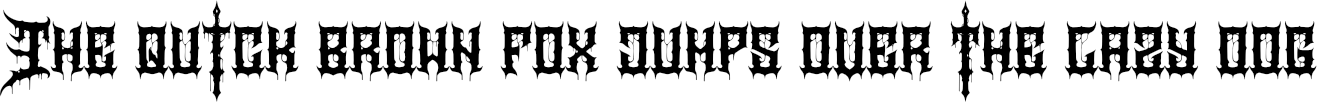 Example 1 of  Font
