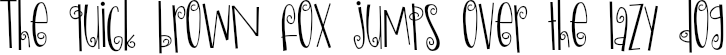 Example 1 of  Font