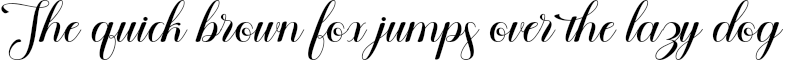 Example 1 of  Font