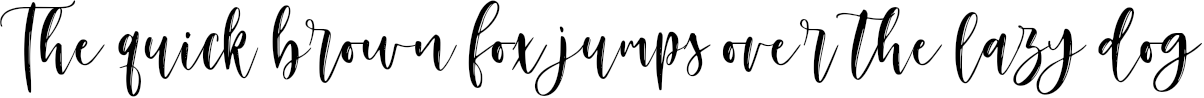 Example 1 of  Font