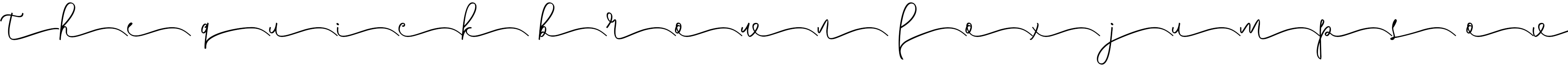 Example 1 of  Font