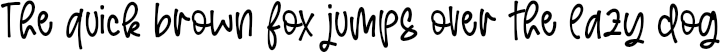 Example 1 of  Font