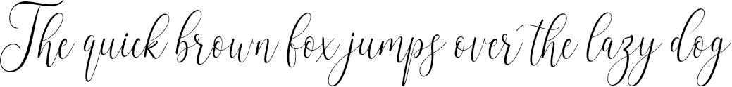Example 1 of  Font