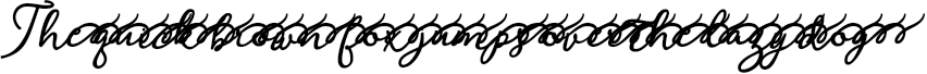 Example 1 of  Font
