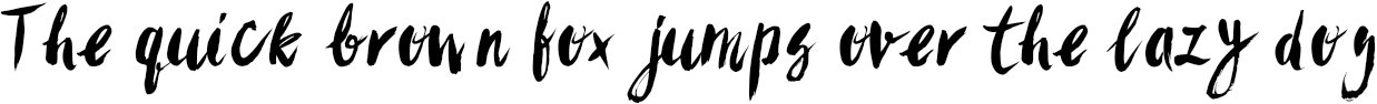 Example 1 of  Font