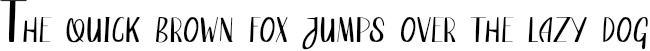 Example 1 of  Font