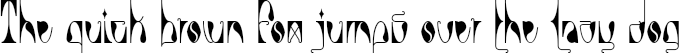 Example 1 of  Font