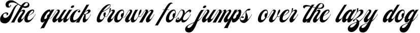 Example 1 of  Font