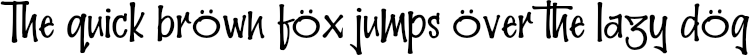 Example 2 of  Font