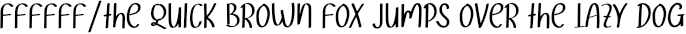 Font preview for Dorothy