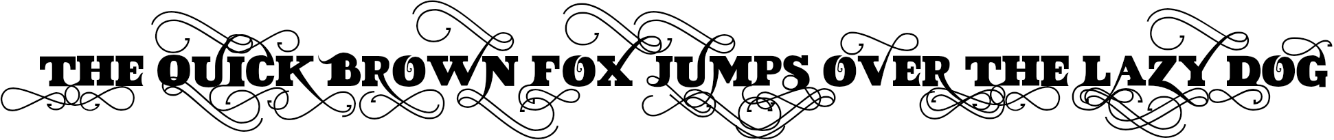Example 7 of  Font