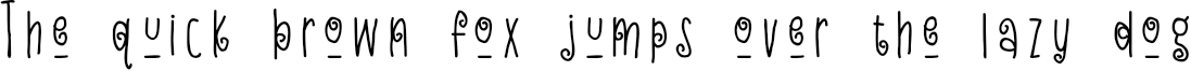 Example 1 of  Font