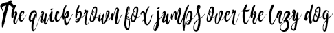Example 1 of  Font