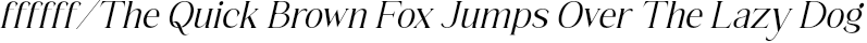 CHALOBAH ITALIC preview for Chalobah