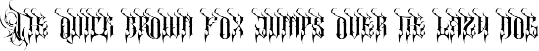 Example 1 of  Font