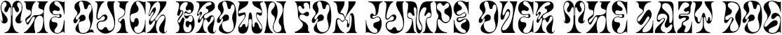 Example 1 of  Font