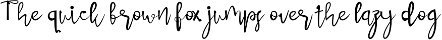 Example 1 of  Font