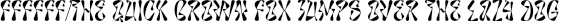Font preview for Whoiz Experimental Distortion Font