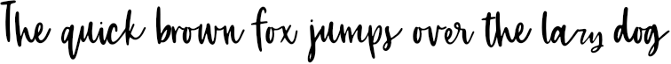 Example 1 of  Font