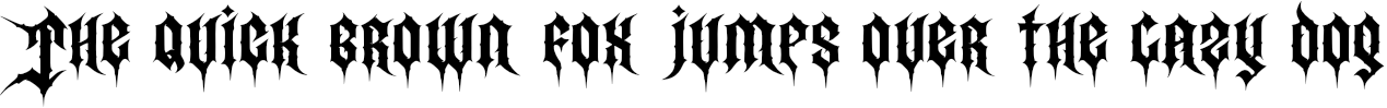 Example 1 of  Font