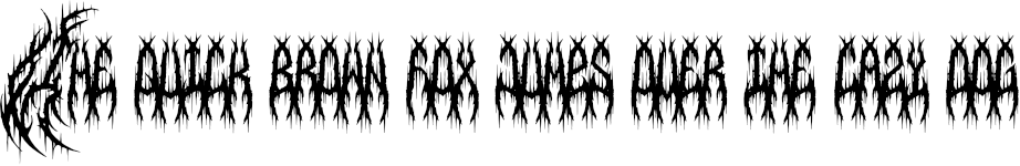 Example 1 of  Font