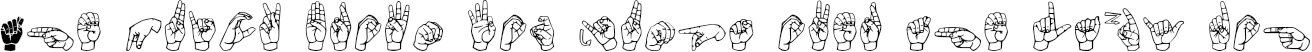 Example 1 of  Font