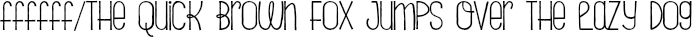 Font preview for PN Stinkbug
