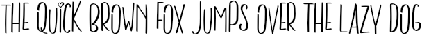 Example 1 of  Font