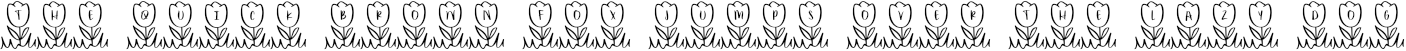 Example 1 of  Font