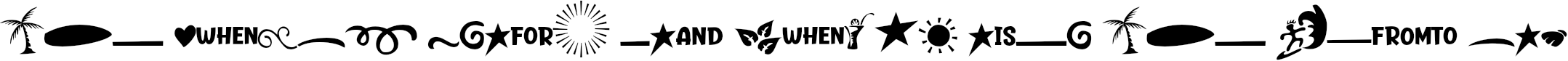 Example 1 of  Font