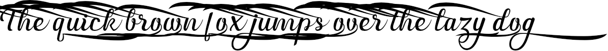 Example 4 of  Font