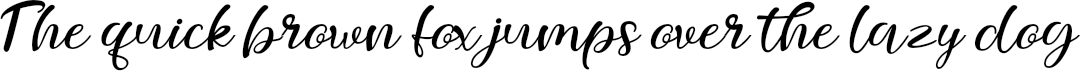 Example 1 of  Font