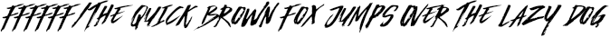 GloomyLine-Italic preview for Gloomy Line