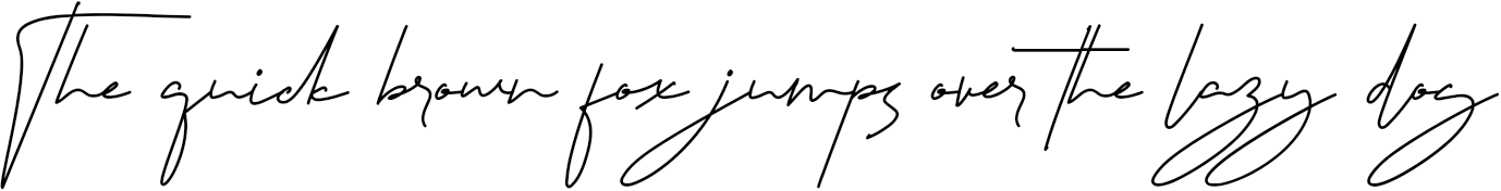 Example 2 of  Font