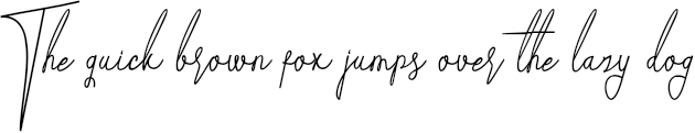 Example 5 of  Font