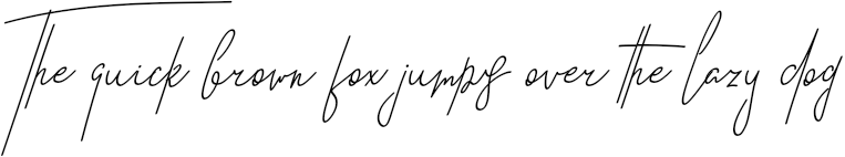 Example 5 of  Font