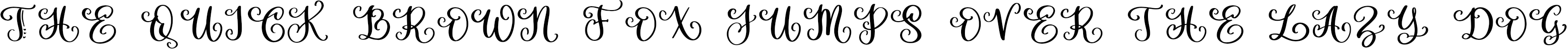 Example 11 of  Font