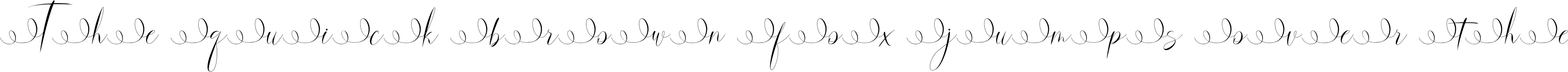 Example 2 of  Font