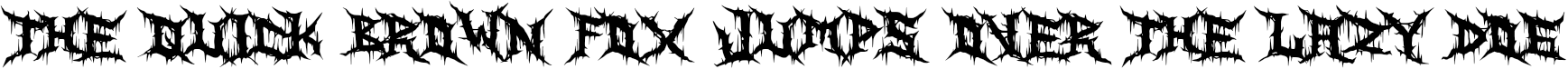 Example 1 of  Font