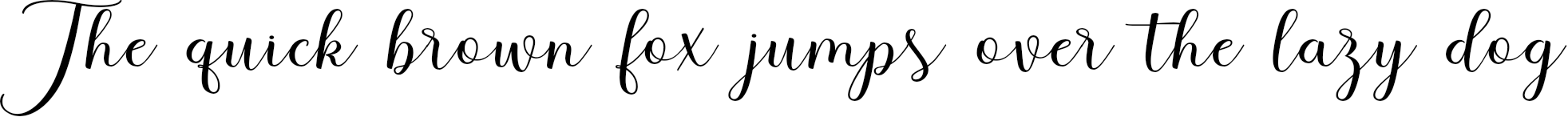 Example 1 of  Font