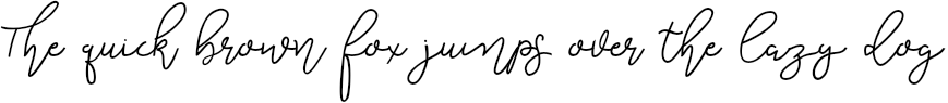 Example 1 of  Font