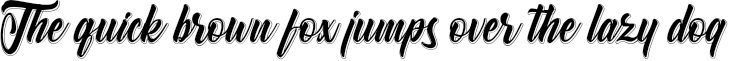 Example 4 of  Font