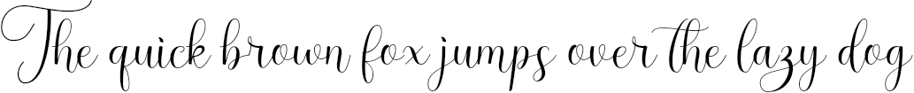 Example 1 of  Font