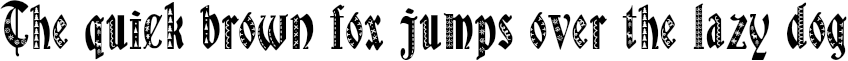 Example 1 of  Font