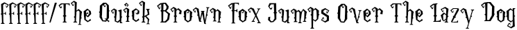 Font preview for Morgana